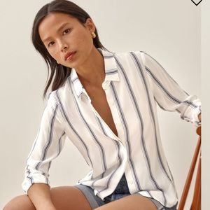 Reformation Violet Top - Size M